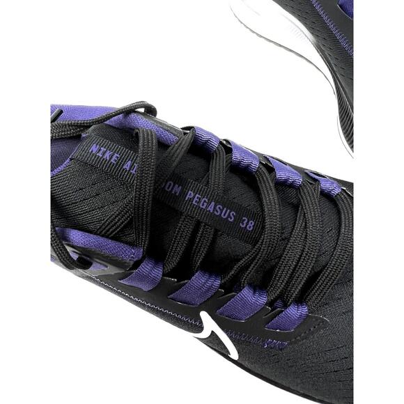 Nike TCU Horned Frogs Air Zoom Pegasus 38 Running Shoe Black DJ0855-001 Size 10 main image 7